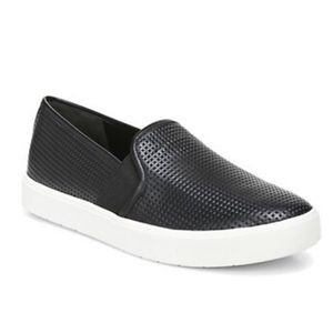 Vince Blair Perforated Leather Slip-On Sneakers, Size 9.5
